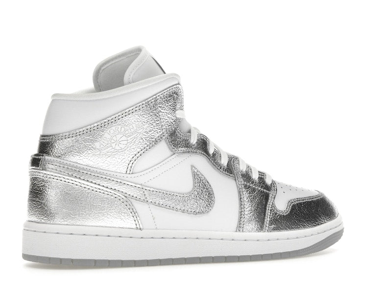 Jordan 1 Mid SE Metallic Silver (Women's) - Jordan - OFFseason 衣服 - FN5031 - 100