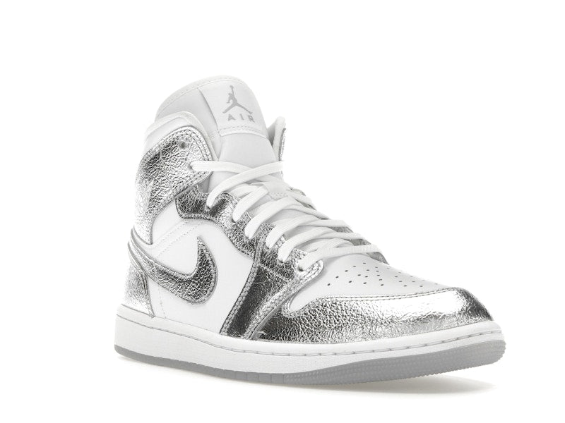 Jordan 1 Mid SE Metallic Silver (Women's) - Jordan - OFFseason 衣服 - FN5031 - 100