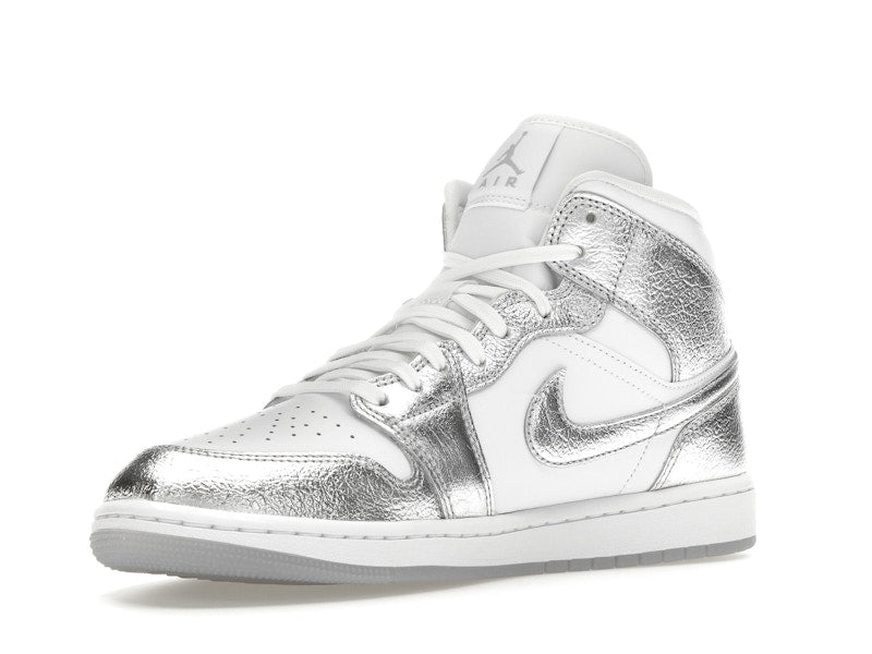 Jordan 1 Mid SE Metallic Silver (Women's) - Jordan - OFFseason 衣服 - FN5031 - 100