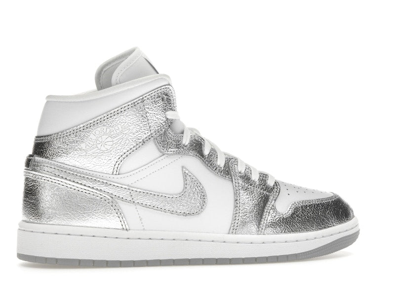 Jordan 1 Mid SE Metallic Silver (Women's) - Jordan - OFFseason 衣服 - FN5031 - 100