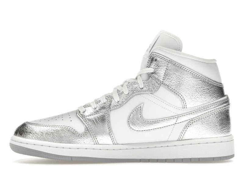 Jordan 1 Mid SE Metallic Silver (Women's) - Jordan - OFFseason 衣服 - FN5031 - 100