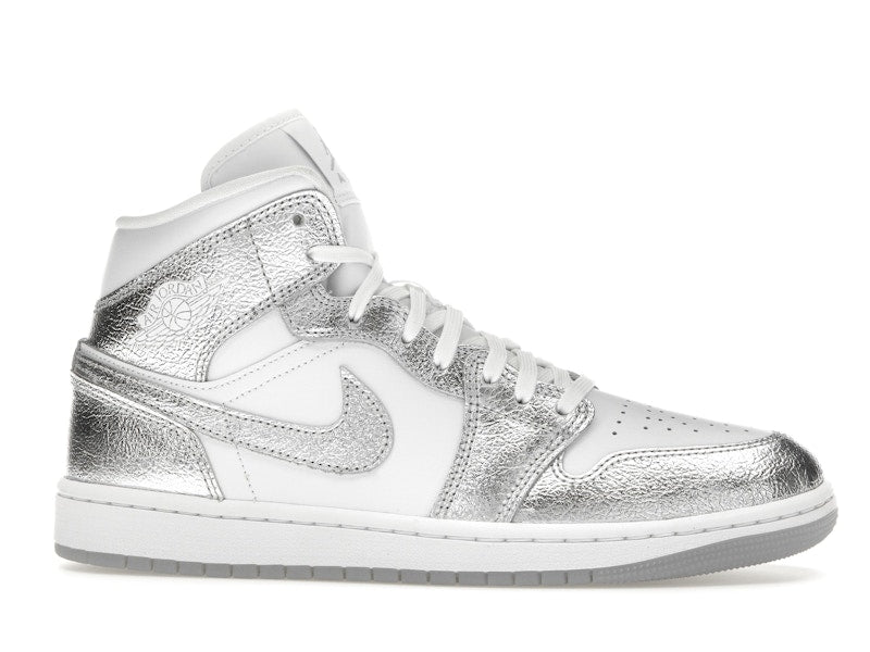 Jordan 1 Mid SE Metallic Silver (Women's) - Jordan - OFFseason 衣服 - FN5031 - 100