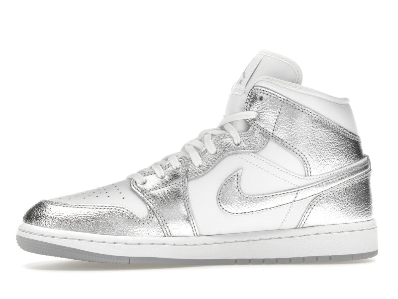 Jordan 1 Mid SE Metallic Silver (Women's) - Jordan - OFFseason 衣服 - FN5031 - 100