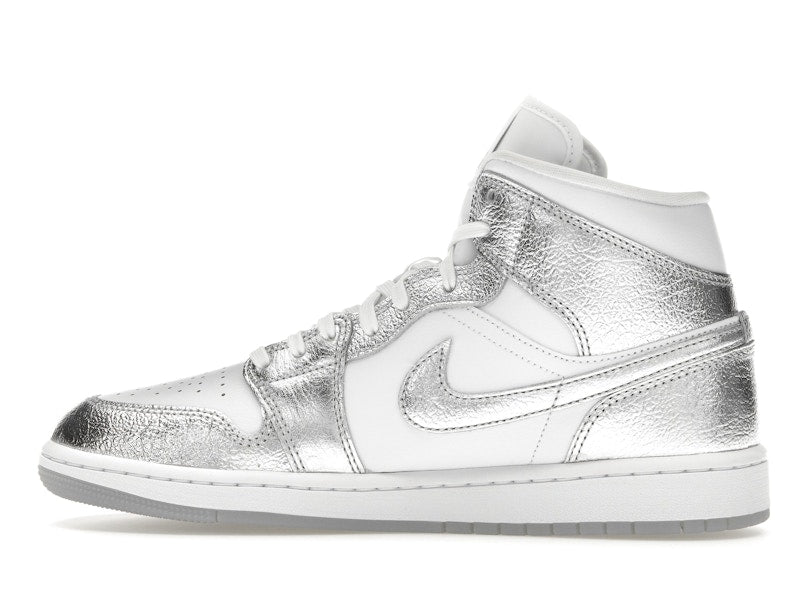 Jordan 1 Mid SE Metallic Silver (Women's) - Jordan - OFFseason 衣服 - FN5031 - 100