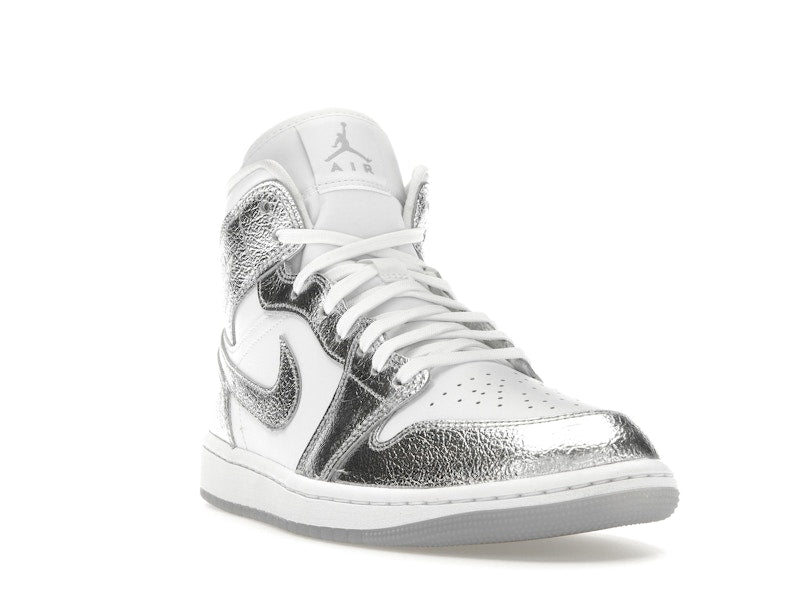 Jordan 1 Mid SE Metallic Silver (Women's) - Jordan - OFFseason 衣服 - FN5031 - 100