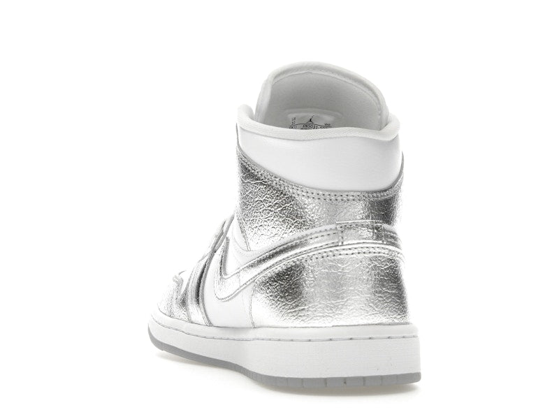 Jordan 1 Mid SE Metallic Silver (Women's) - Jordan - OFFseason 衣服 - FN5031 - 100