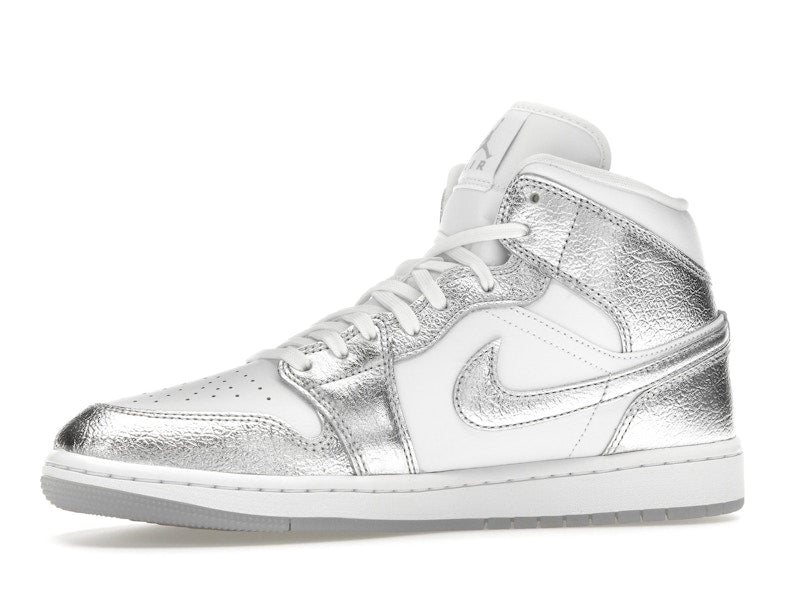 Jordan 1 Mid SE Metallic Silver (Women's) - Jordan - OFFseason 衣服 - FN5031 - 100