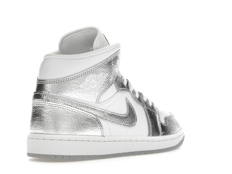 Jordan 1 Mid SE Metallic Silver (Women's) - Jordan - OFFseason 衣服 - FN5031 - 100