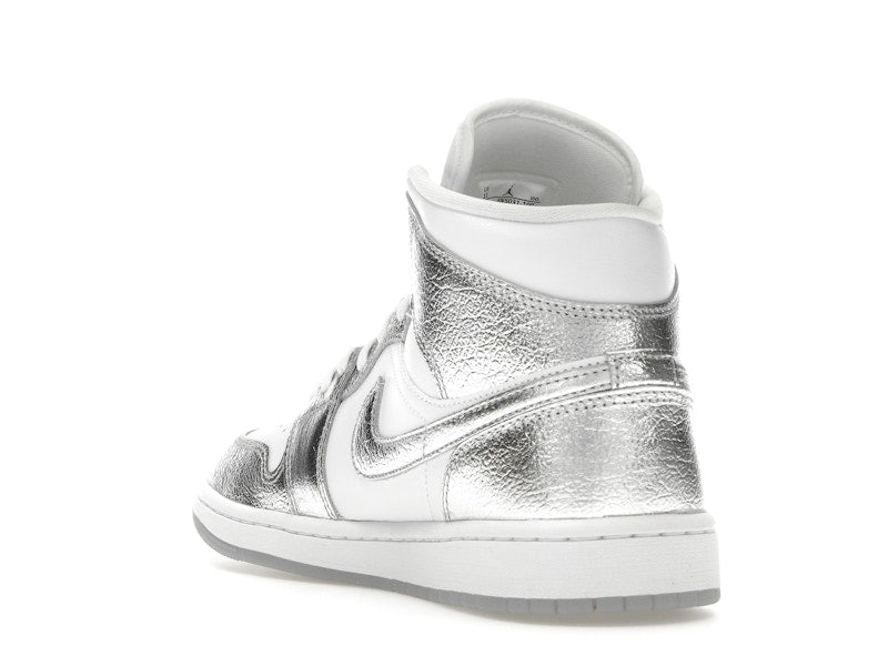 Jordan 1 Mid SE Metallic Silver (Women's) - Jordan - OFFseason 衣服 - FN5031 - 100