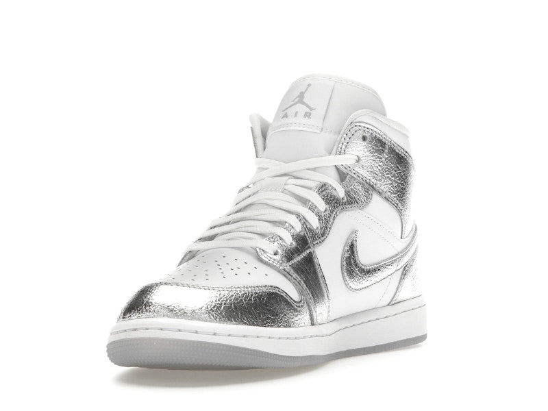 Jordan 1 Mid SE Metallic Silver (Women's) - Jordan - OFFseason 衣服 - FN5031 - 100