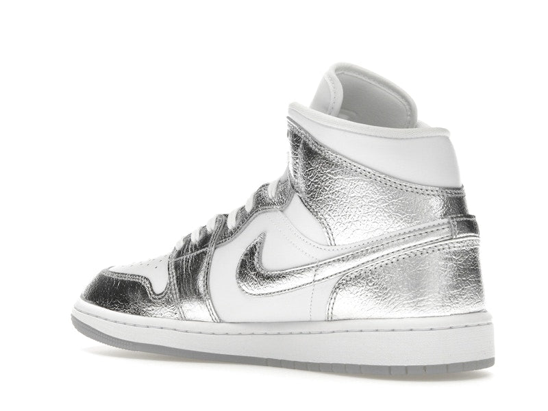 Jordan 1 Mid SE Metallic Silver (Women's) - Jordan - OFFseason 衣服 - FN5031 - 100