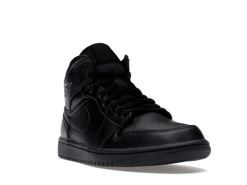 Jordan 1 Mid Triple Black (2022/2023) - Jordan - OFFseason 衣服 - 554724 - 093