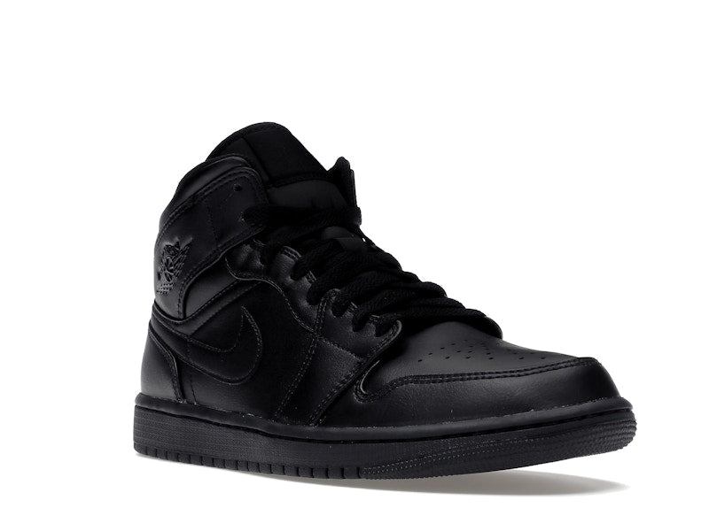 Jordan 1 Mid Triple Black (2022/2023) - Jordan - OFFseason 衣服 - 554724 - 093