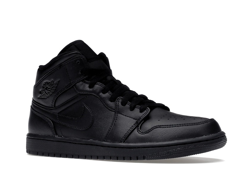 Jordan 1 Mid Triple Black (2022/2023) - Jordan - OFFseason 衣服 - 554724 - 093