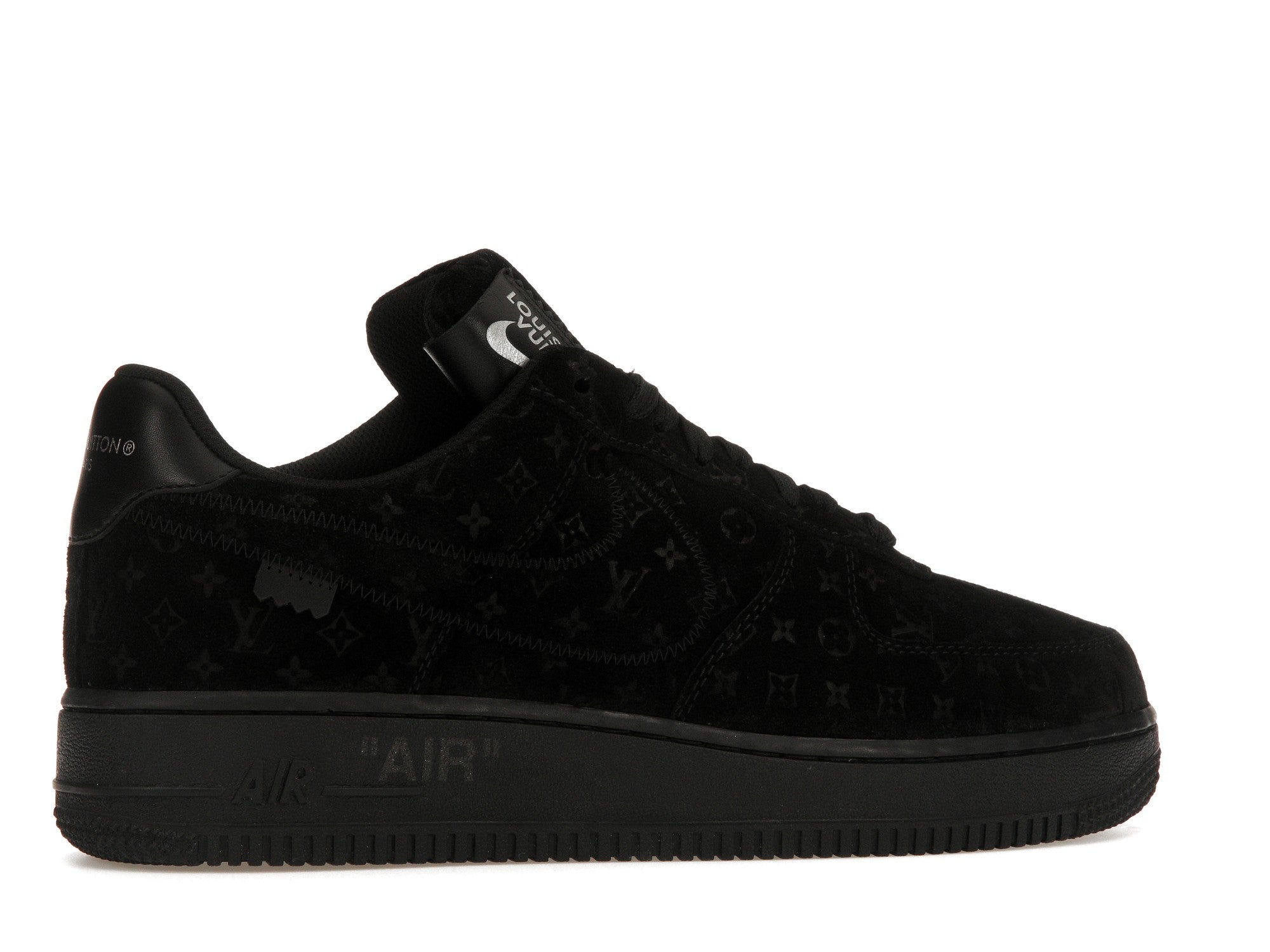 Louis Vuitton Nike Air Force 1 Low By Virgil Abloh Black - Louis Vuitton - OFFseason 衣服 - 