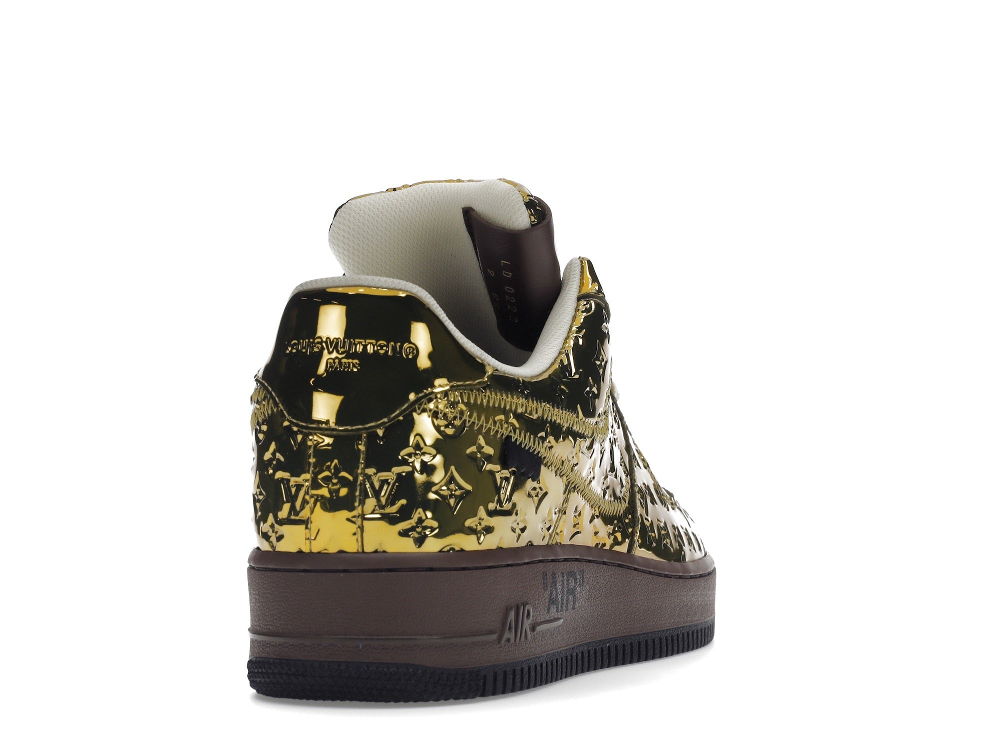 Louis Vuitton Nike Air Force 1 Low By Virgil Abloh Metallic Gold - Louis Vuitton - OFFseason 衣服 - 