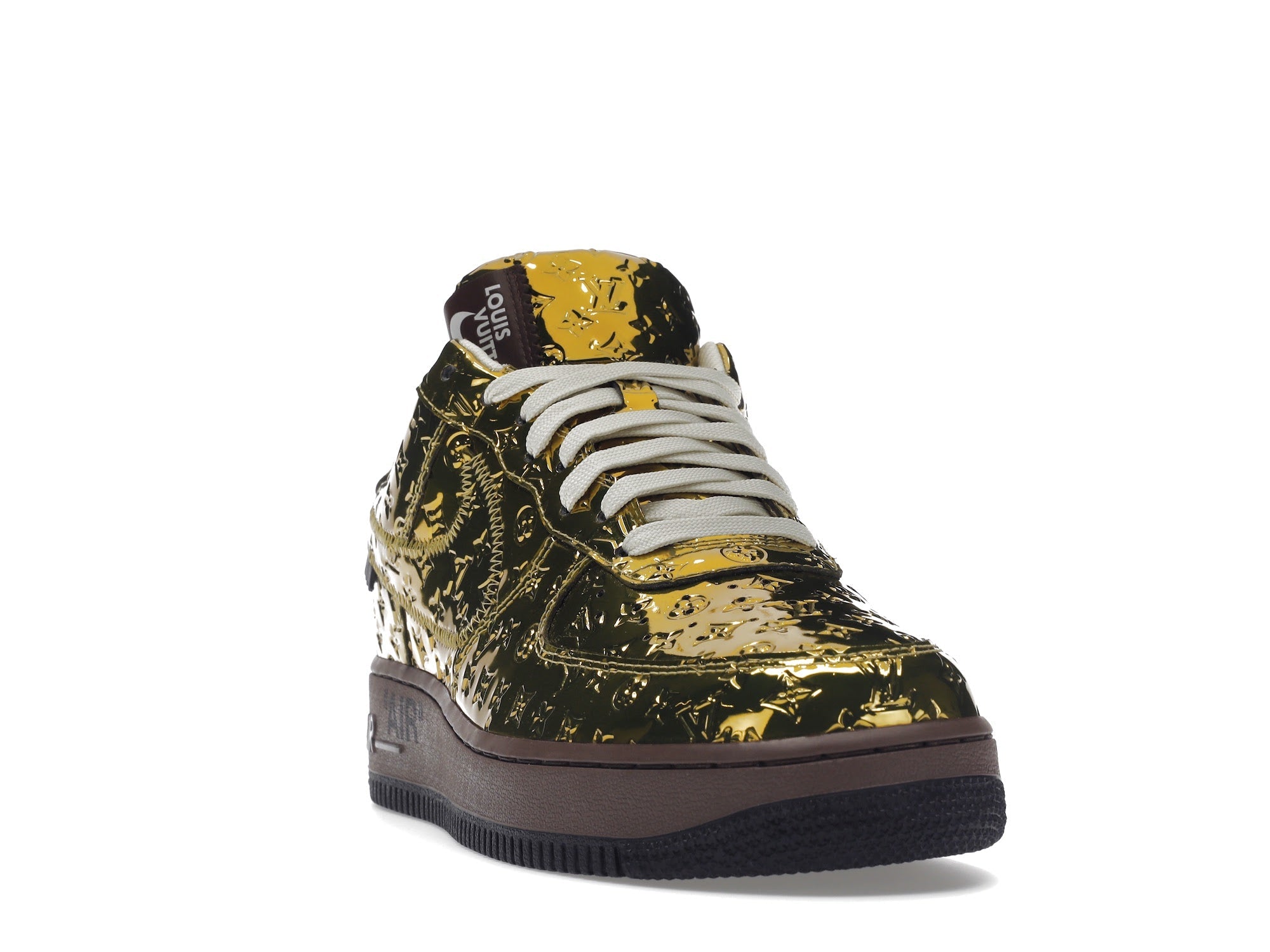 Louis Vuitton Nike Air Force 1 Low By Virgil Abloh Metallic Gold - Louis Vuitton - OFFseason 衣服 - 