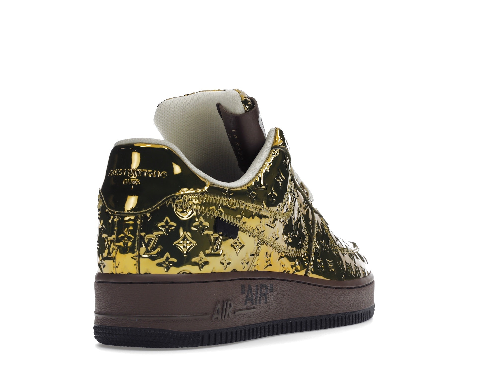 Louis Vuitton Nike Air Force 1 Low By Virgil Abloh Metallic Gold - Louis Vuitton - OFFseason 衣服 - 