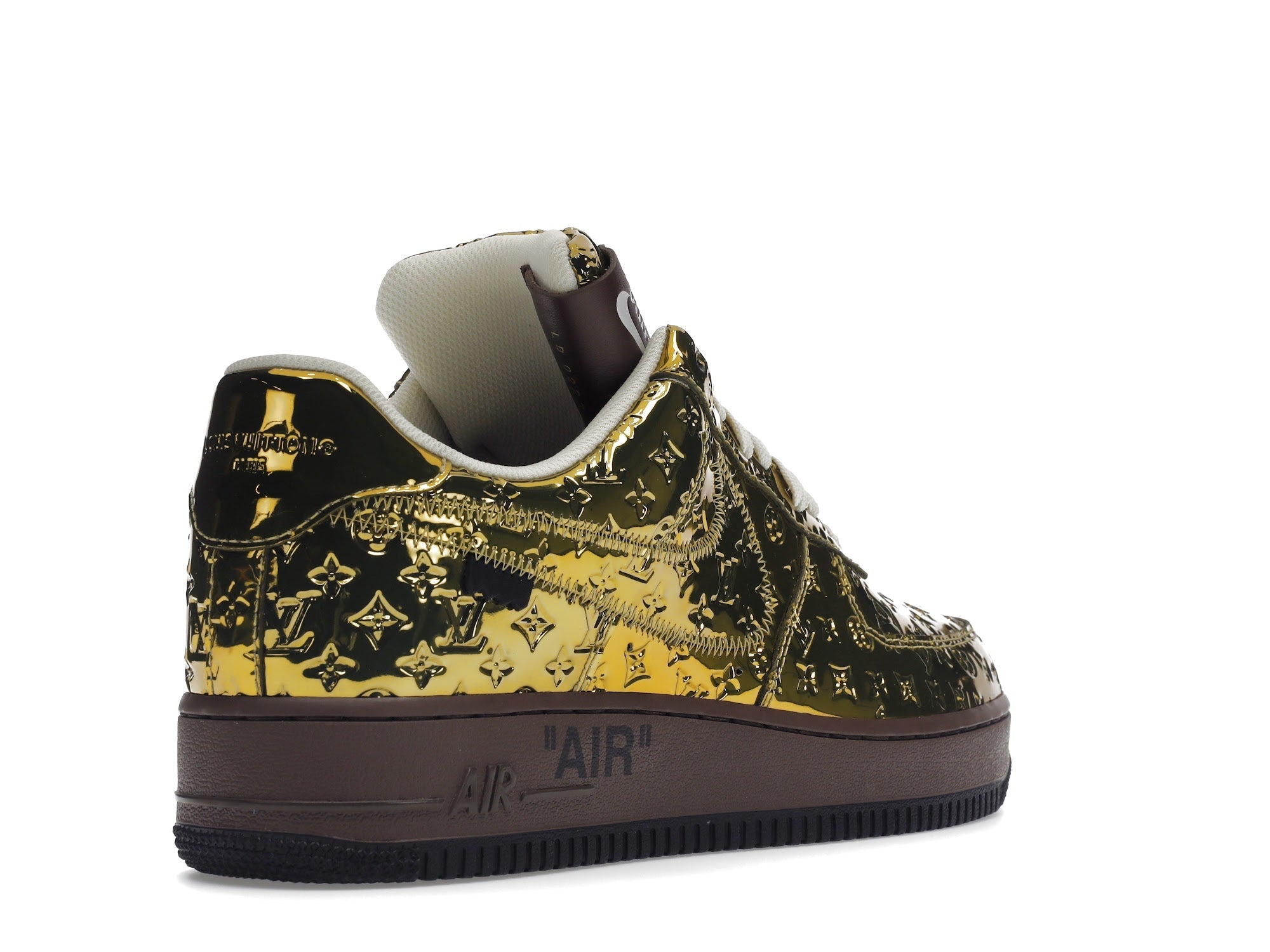 Louis Vuitton Nike Air Force 1 Low By Virgil Abloh Metallic Gold - Louis Vuitton - OFFseason 衣服 - 