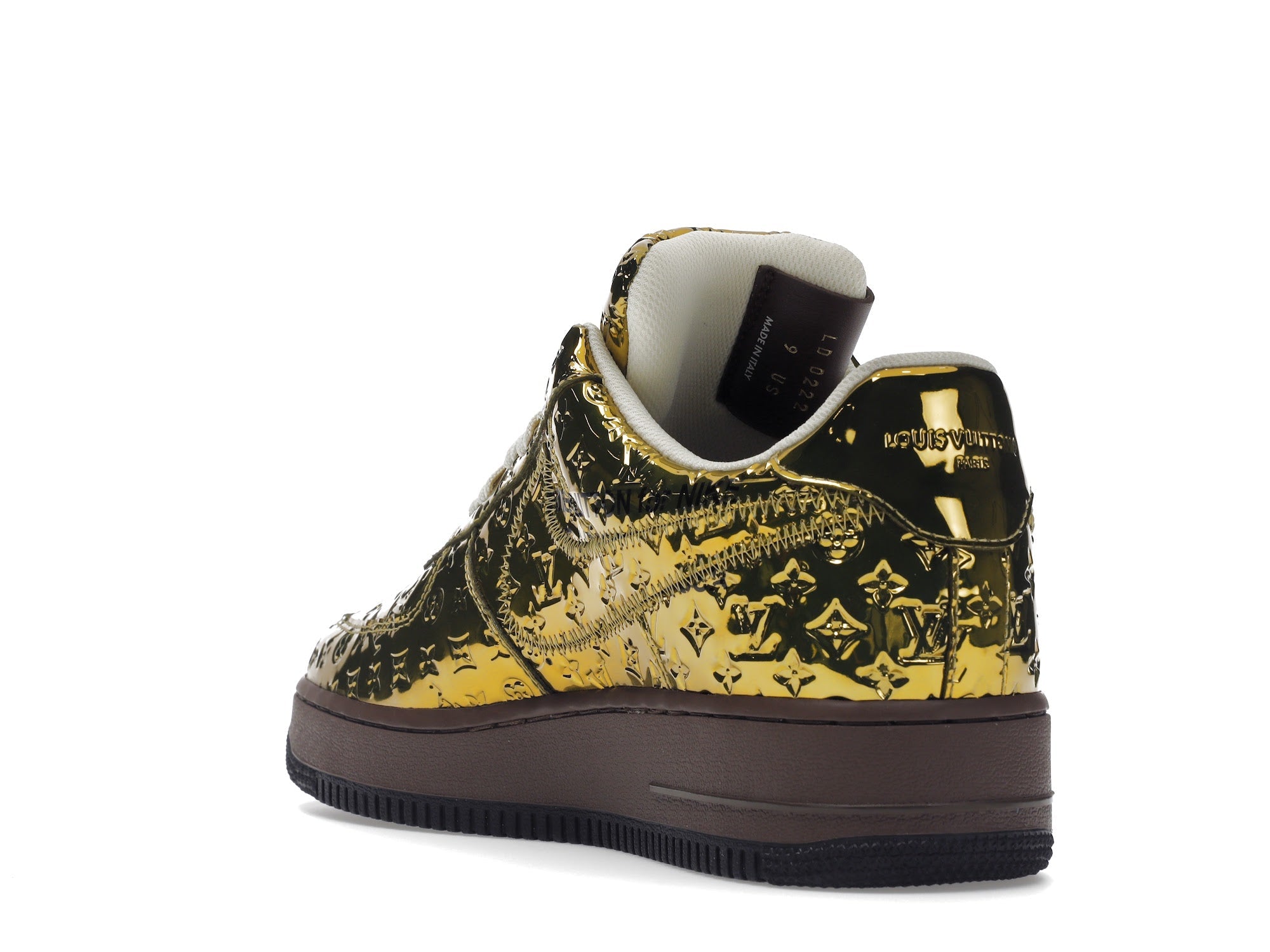 Louis Vuitton Nike Air Force 1 Low By Virgil Abloh Metallic Gold - Louis Vuitton - OFFseason 衣服 - 