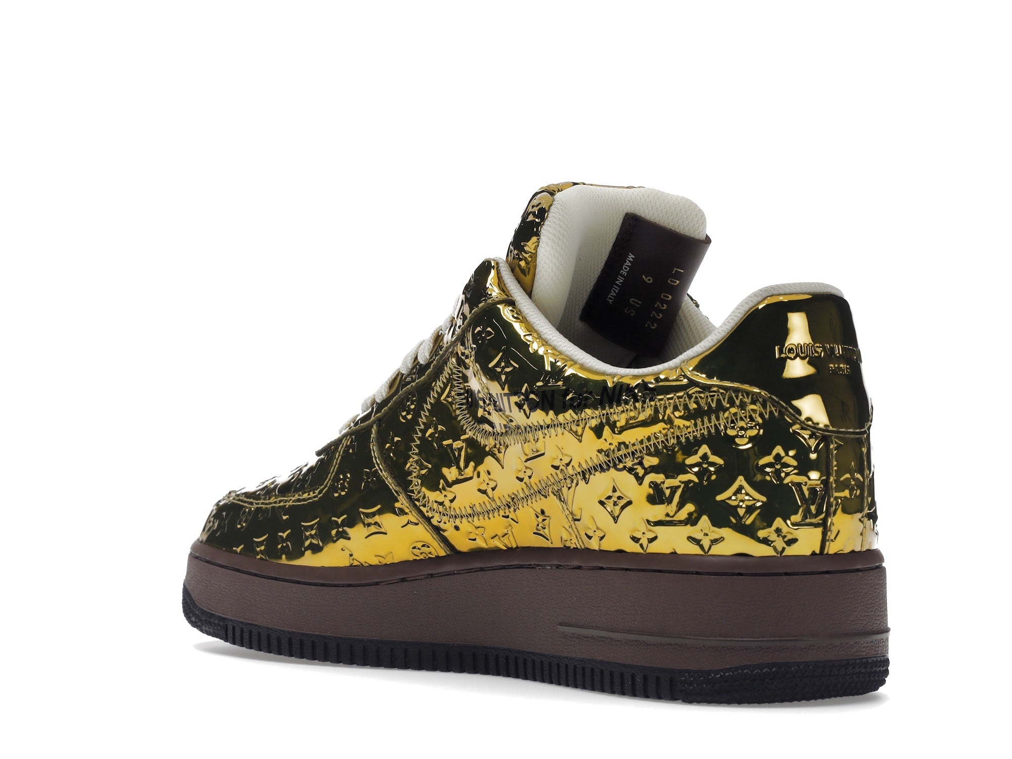 Louis Vuitton Nike Air Force 1 Low By Virgil Abloh Metallic Gold - Louis Vuitton - OFFseason 衣服 - 