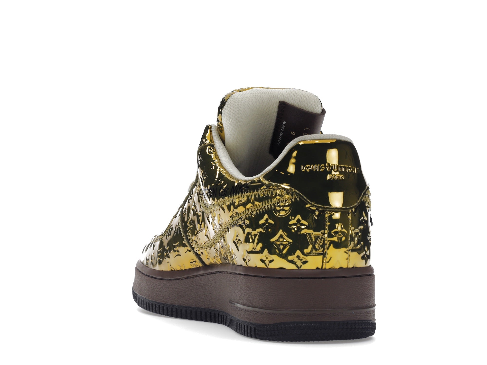 Louis Vuitton Nike Air Force 1 Low By Virgil Abloh Metallic Gold - Louis Vuitton - OFFseason 衣服 - 