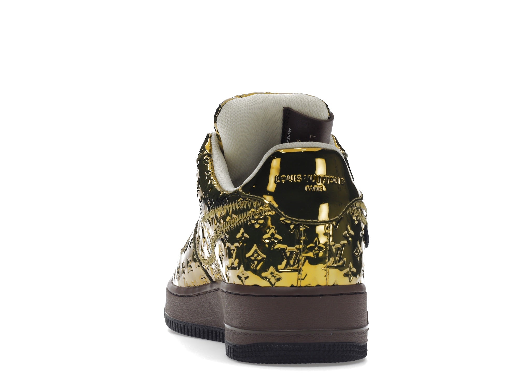 Louis Vuitton Nike Air Force 1 Low By Virgil Abloh Metallic Gold - Louis Vuitton - OFFseason 衣服 - 