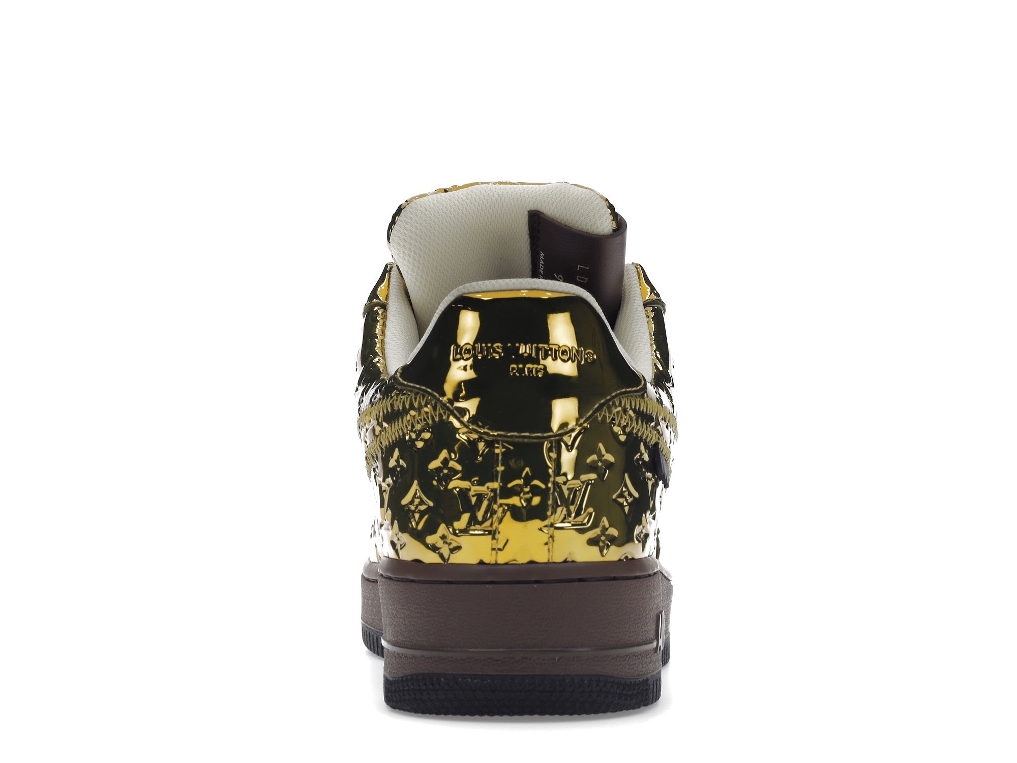 Louis Vuitton Nike Air Force 1 Low By Virgil Abloh Metallic Gold - Louis Vuitton - OFFseason 衣服 - 