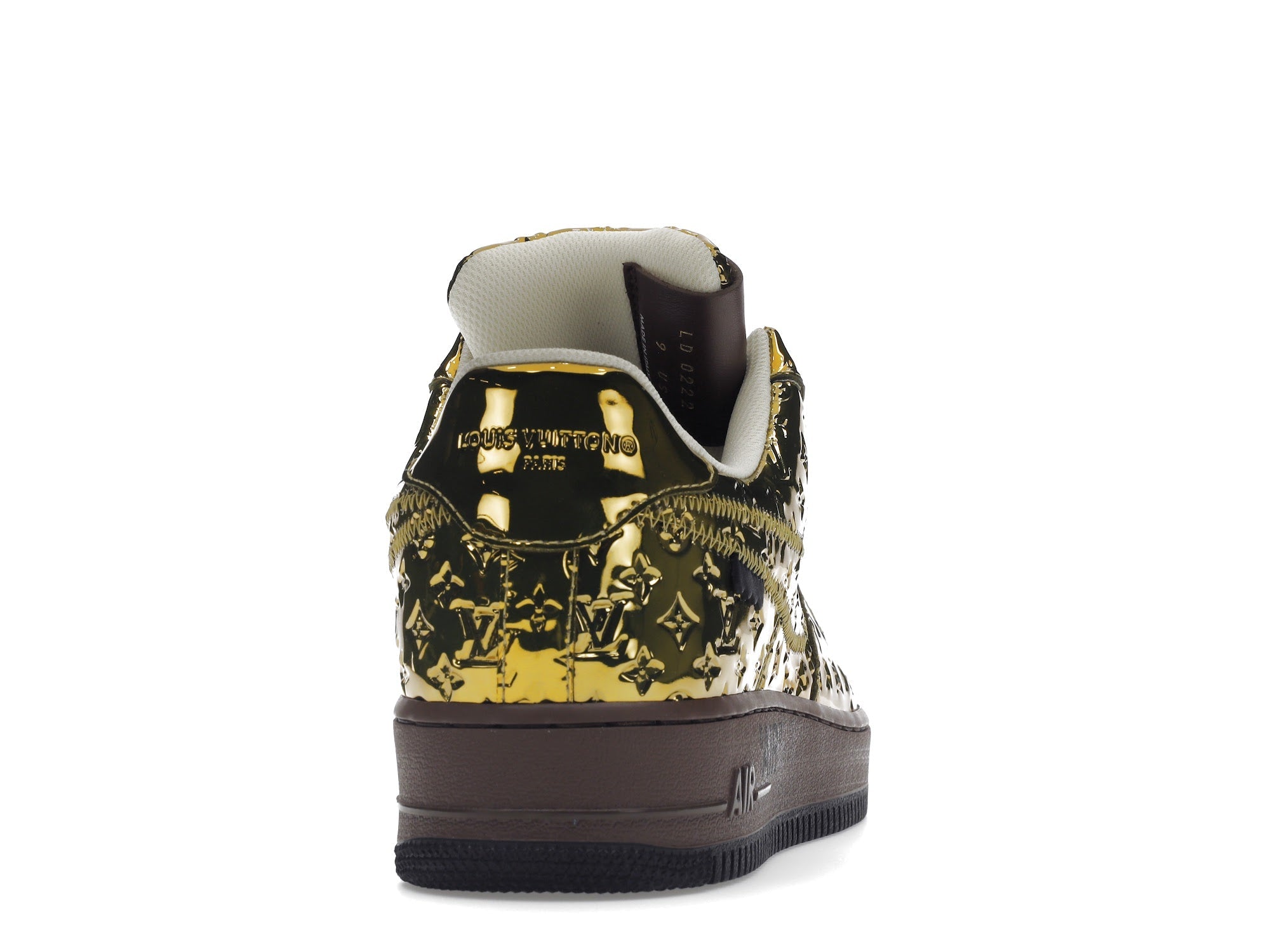 Louis Vuitton Nike Air Force 1 Low By Virgil Abloh Metallic Gold - Louis Vuitton - OFFseason 衣服 - 