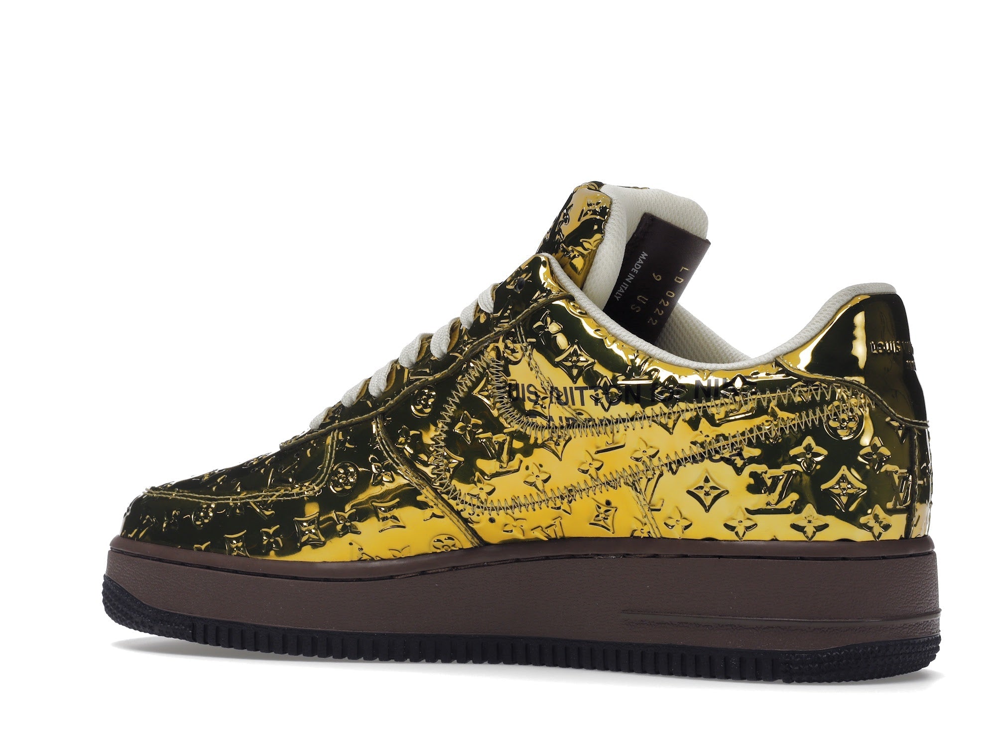 Louis Vuitton Nike Air Force 1 Low By Virgil Abloh Metallic Gold - Louis Vuitton - OFFseason 衣服 - 