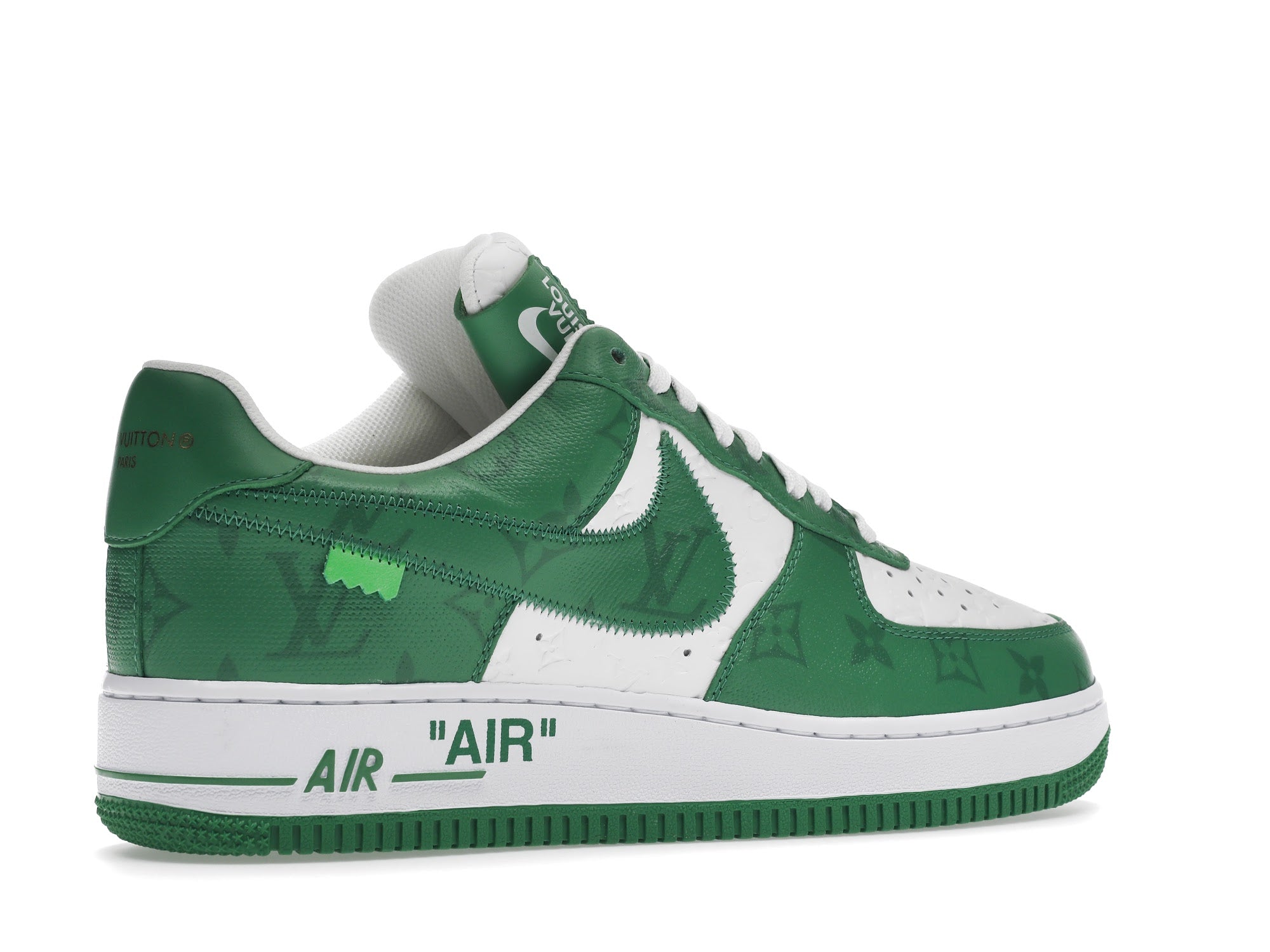 Louis Vuitton Nike Air Force 1 Low By Virgil Abloh White Green - Louis Vuitton - OFFseason 衣服 - 