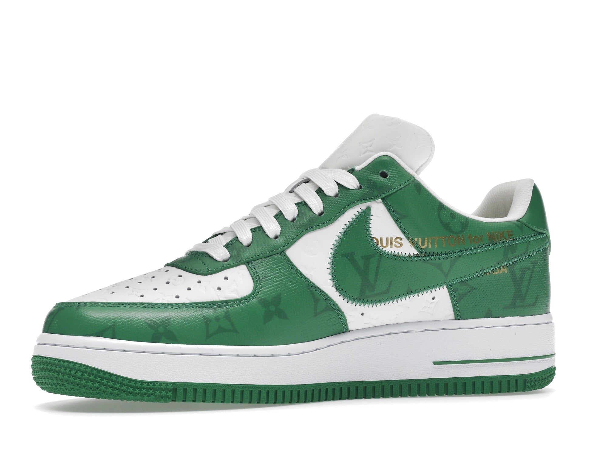 Louis Vuitton Nike Air Force 1 Low By Virgil Abloh White Green - Louis Vuitton - OFFseason 衣服 - 