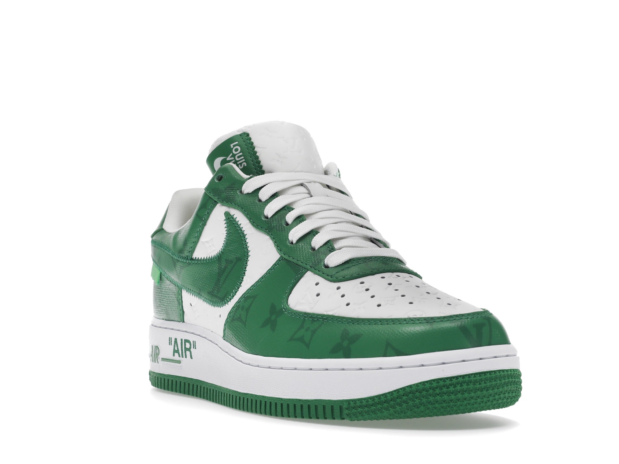 Louis Vuitton Nike Air Force 1 Low By Virgil Abloh White Green - Louis Vuitton - OFFseason 衣服 - 