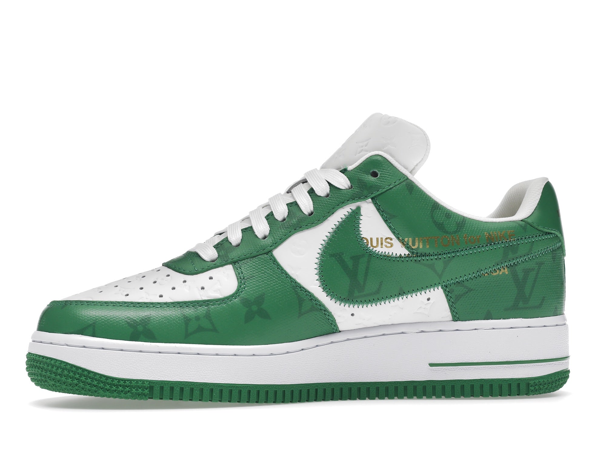 Louis Vuitton Nike Air Force 1 Low By Virgil Abloh White Green - Louis Vuitton - OFFseason 衣服 - 