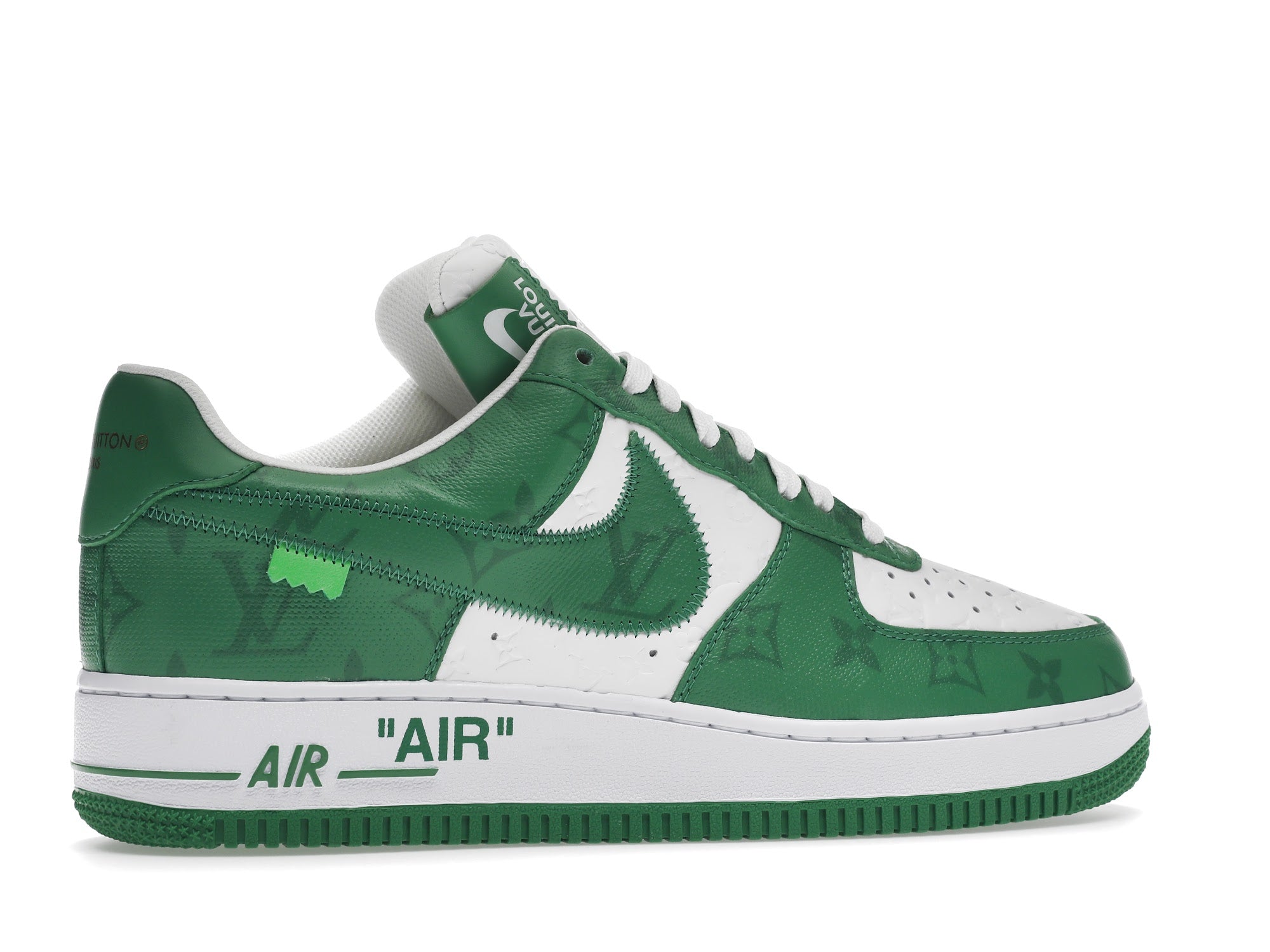 Louis Vuitton Nike Air Force 1 Low By Virgil Abloh White Green - Louis Vuitton - OFFseason 衣服 - 