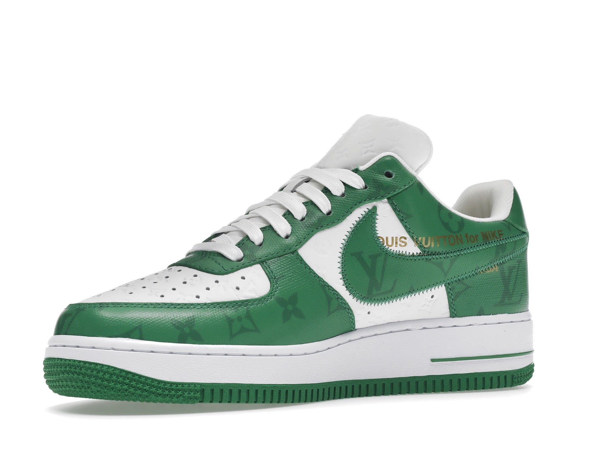 Louis Vuitton Nike Air Force 1 Low By Virgil Abloh White Green - Louis Vuitton - OFFseason 衣服 - 