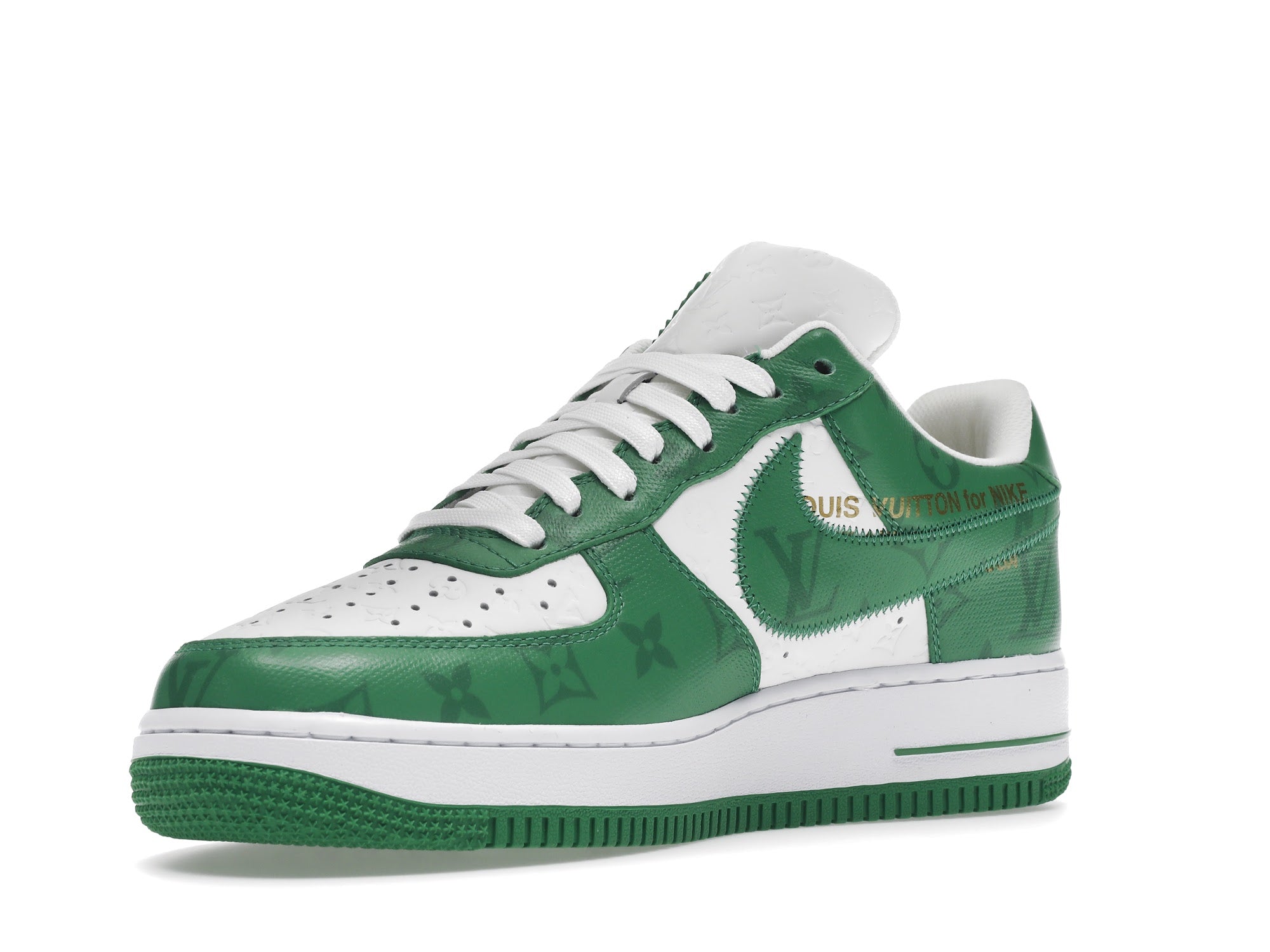 Louis Vuitton Nike Air Force 1 Low By Virgil Abloh White Green - Louis Vuitton - OFFseason 衣服 - 