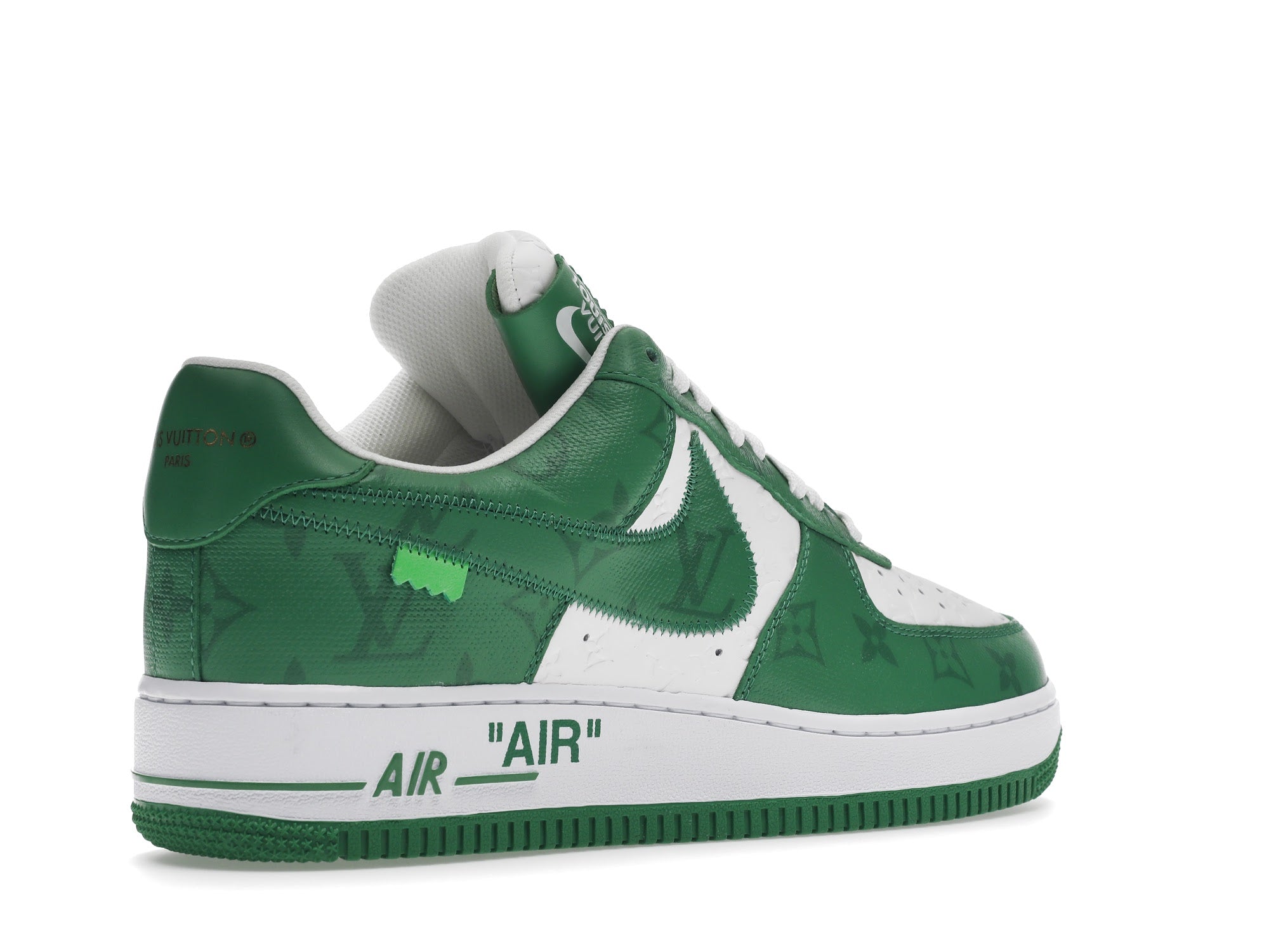 Louis Vuitton Nike Air Force 1 Low By Virgil Abloh White Green - Louis Vuitton - OFFseason 衣服 - 