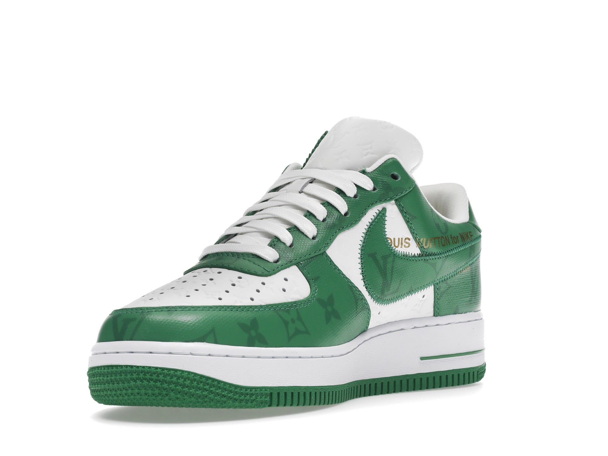 Louis Vuitton Nike Air Force 1 Low By Virgil Abloh White Green - Louis Vuitton - OFFseason 衣服 - 