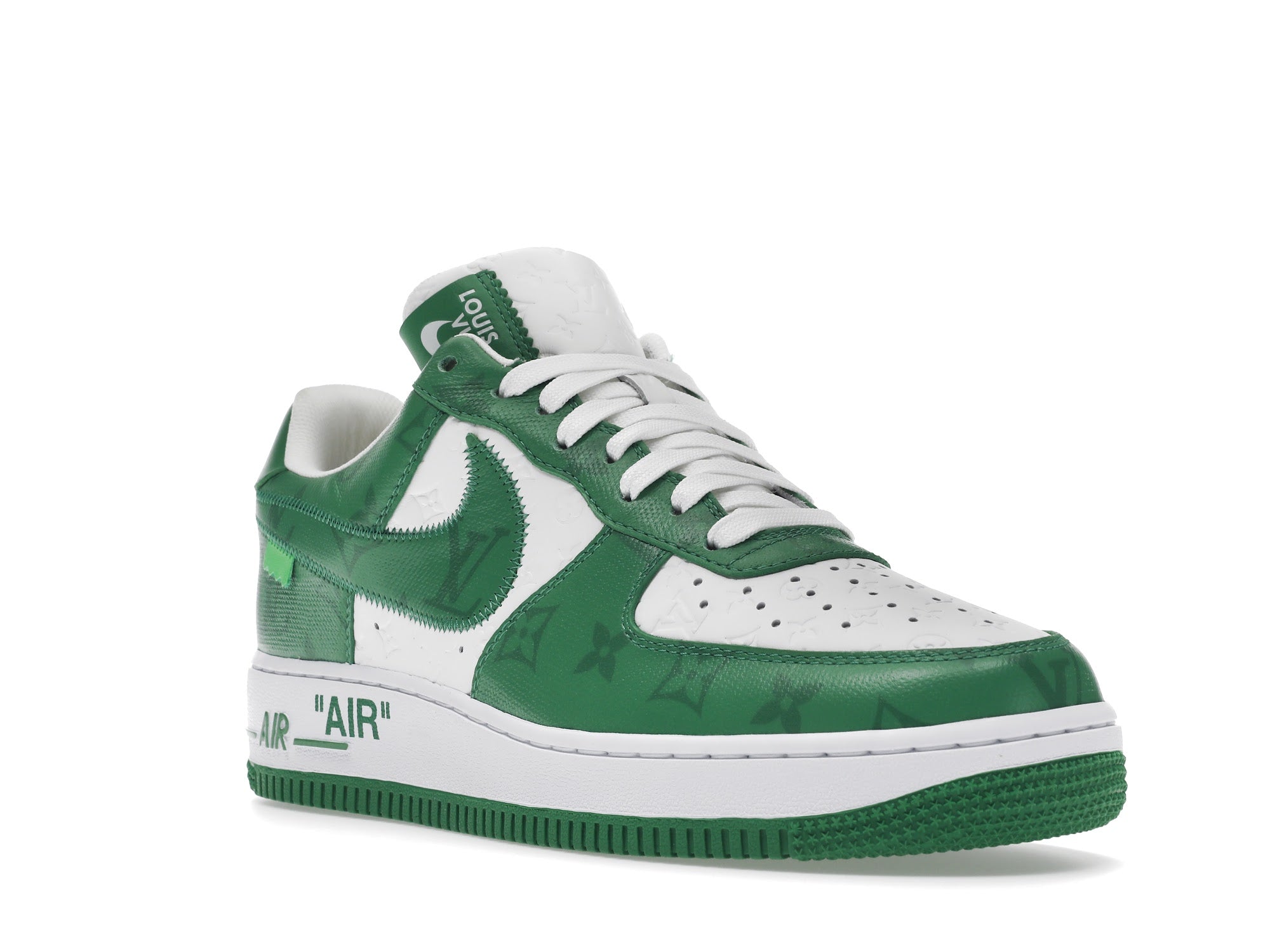 Louis Vuitton Nike Air Force 1 Low By Virgil Abloh White Green - Louis Vuitton - OFFseason 衣服 - 