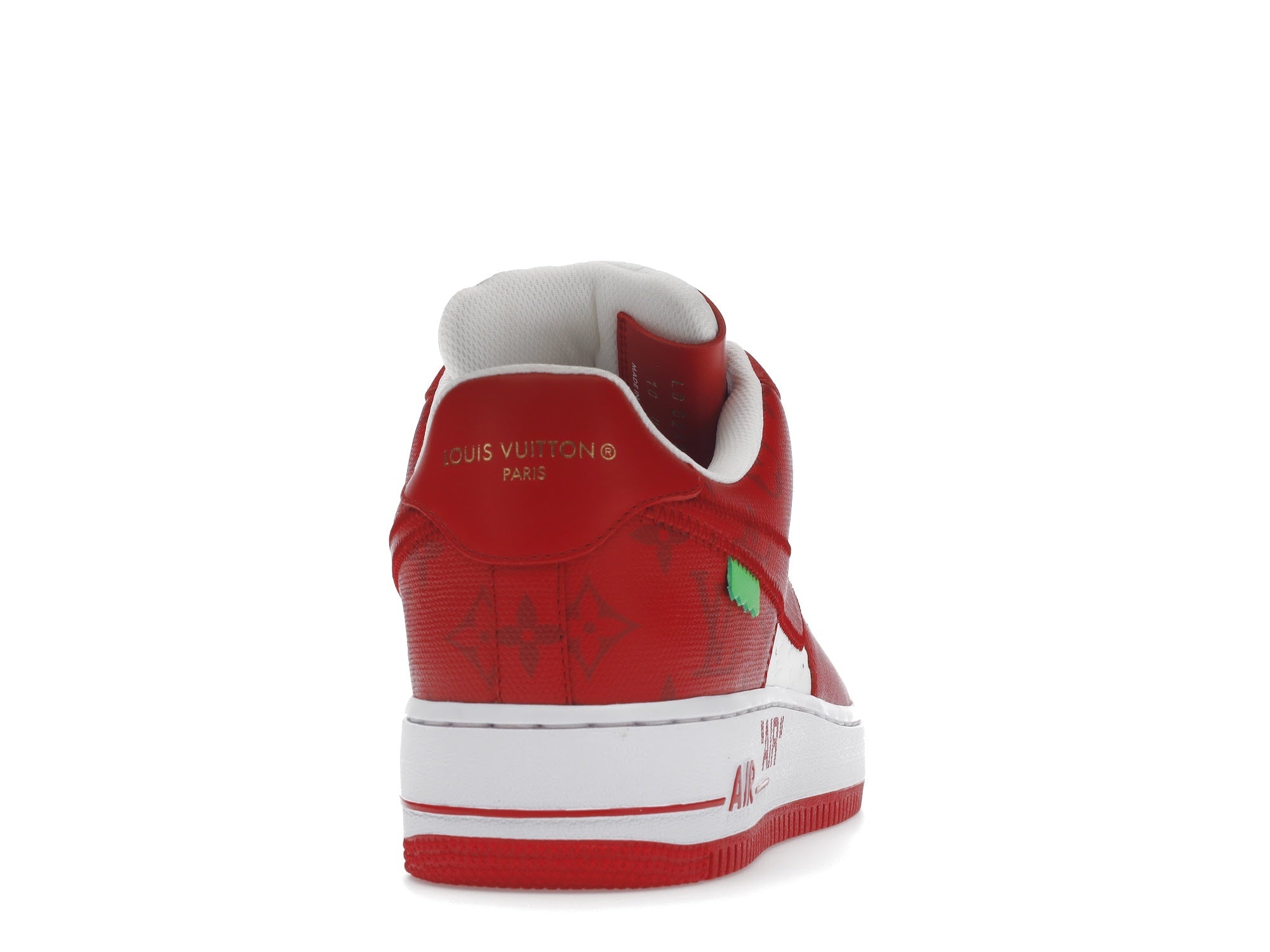 Louis Vuitton Nike Air Force 1 Low By Virgil Abloh White Red - Louis Vuitton - OFFseason 衣服 - 