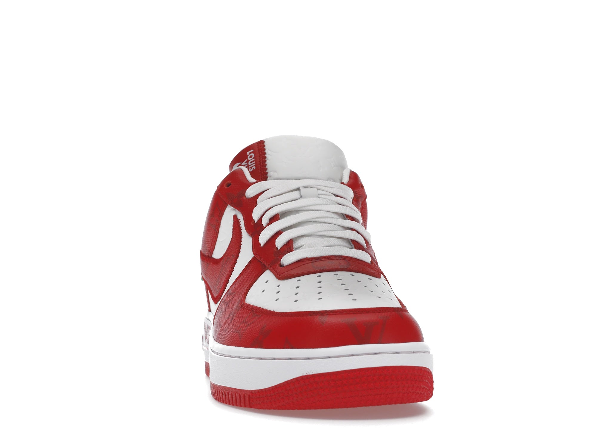 Louis Vuitton Nike Air Force 1 Low By Virgil Abloh White Red - Louis Vuitton - OFFseason 衣服 - 