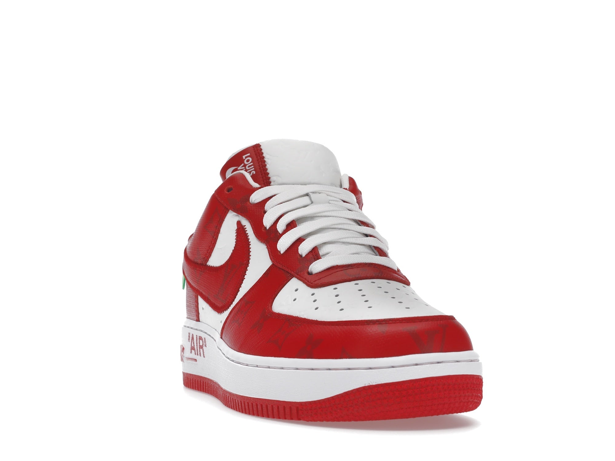 Louis Vuitton Nike Air Force 1 Low By Virgil Abloh White Red - Louis Vuitton - OFFseason 衣服 - 