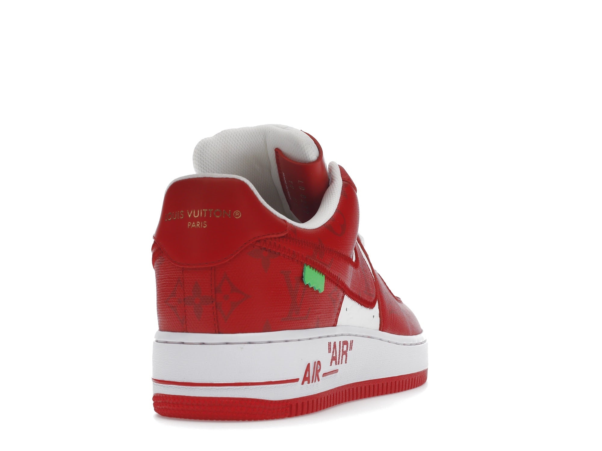 Louis Vuitton Nike Air Force 1 Low By Virgil Abloh White Red - Louis Vuitton - OFFseason 衣服 - 