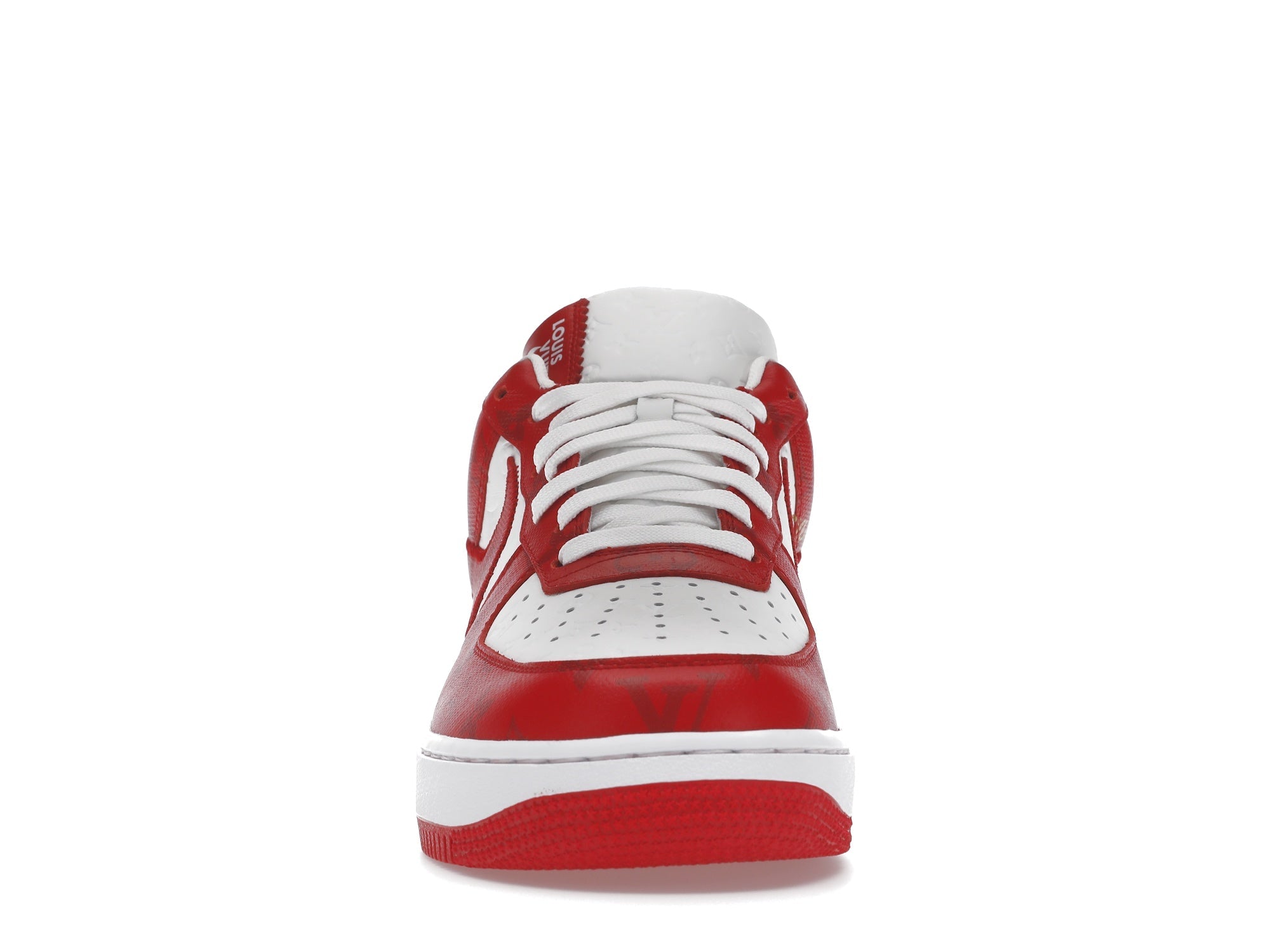 Louis Vuitton Nike Air Force 1 Low By Virgil Abloh White Red - Louis Vuitton - OFFseason 衣服 - 