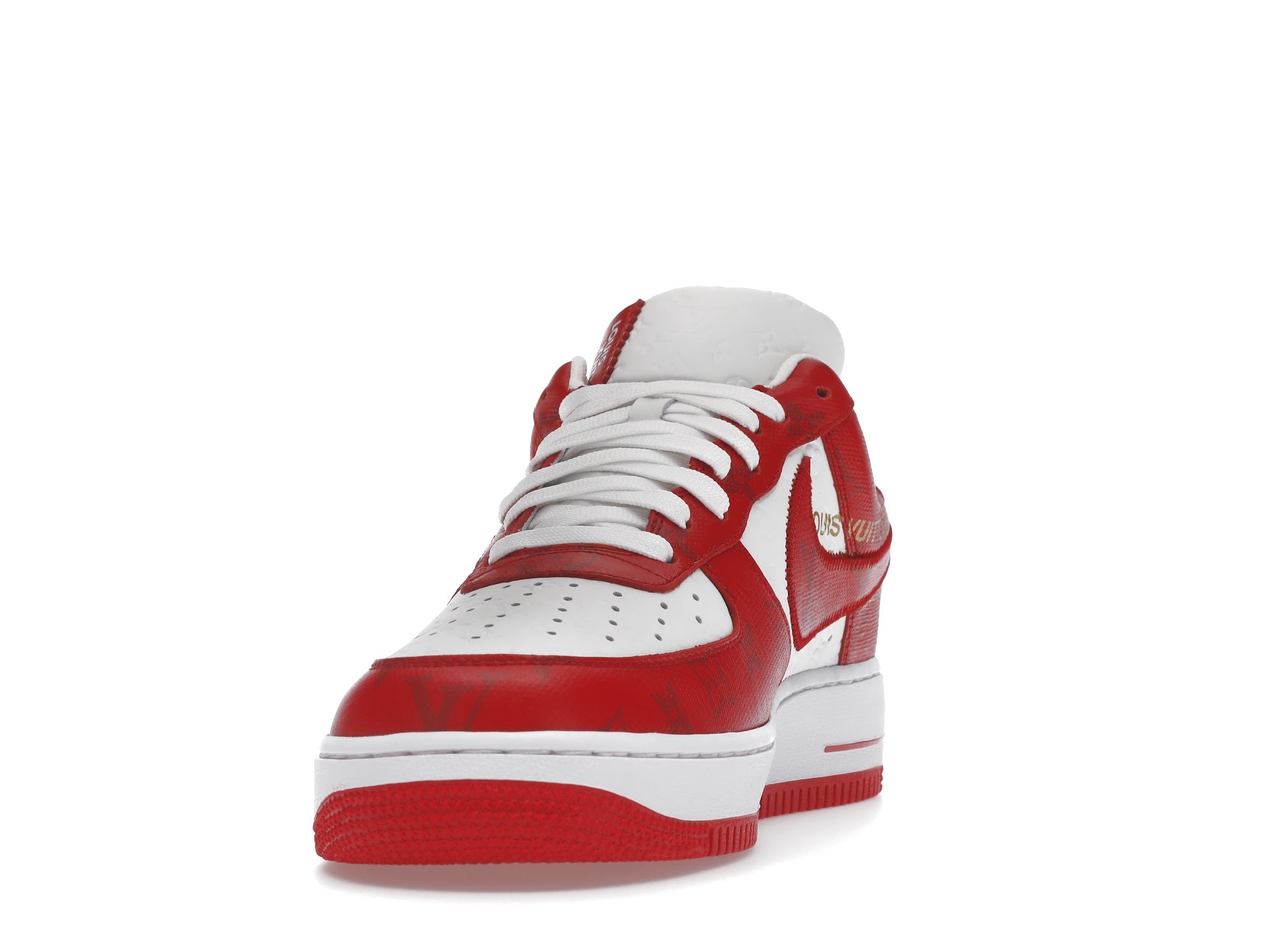 Louis Vuitton Nike Air Force 1 Low By Virgil Abloh White Red - Louis Vuitton - OFFseason 衣服 - 