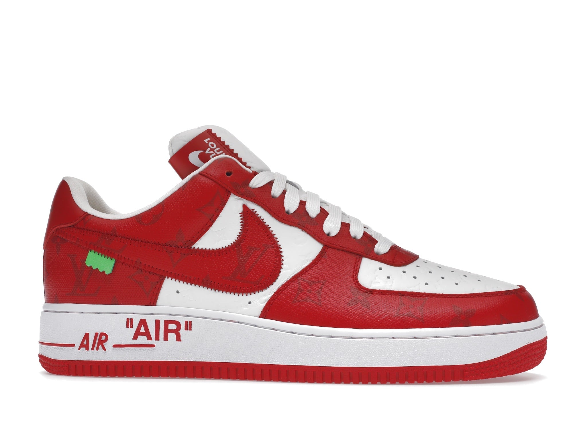 Nike air force off white red hotsell