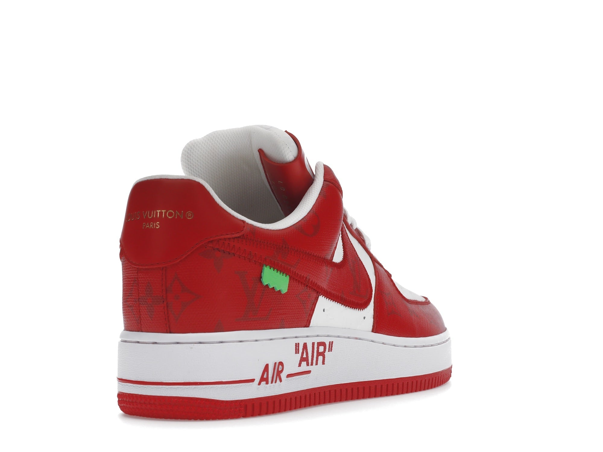 Louis Vuitton Nike Air Force 1 Low By Virgil Abloh White Red - Louis Vuitton - OFFseason 衣服 - 