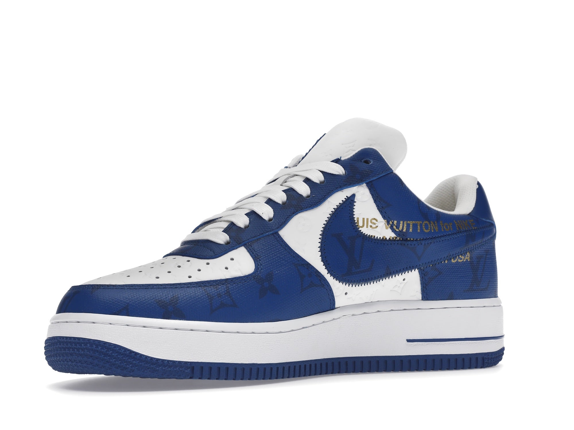 Louis Vuitton Nike Air Force 1 Low By Virgil Abloh White Royal - Louis Vuitton - OFFseason 衣服 - 