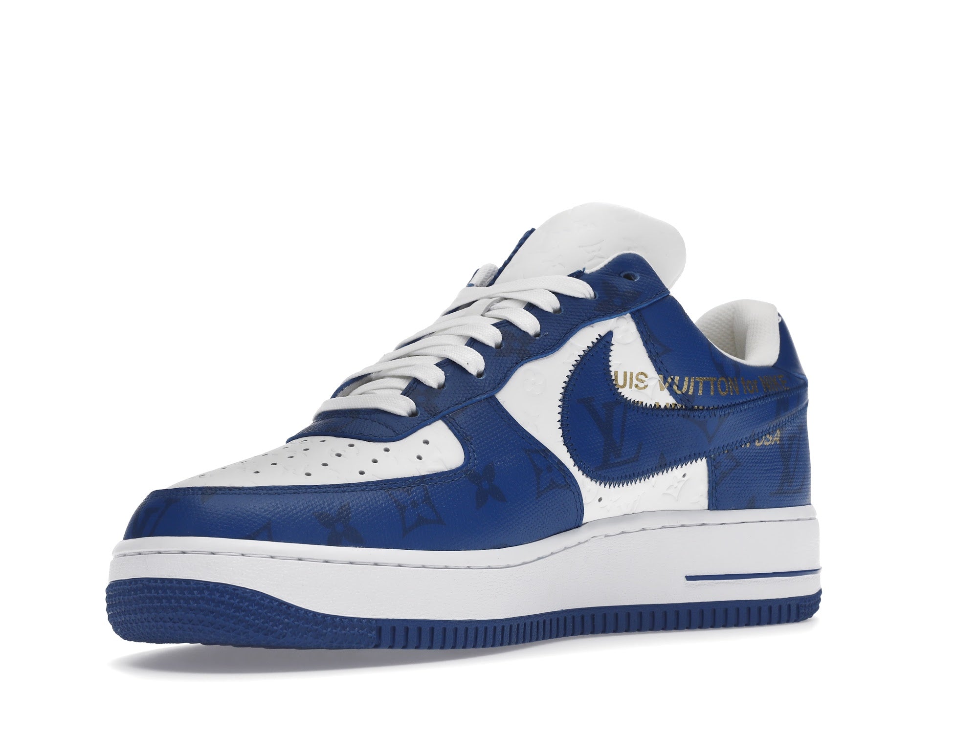 Louis Vuitton Nike Air Force 1 Low By Virgil Abloh White Royal - Louis Vuitton - OFFseason 衣服 - 